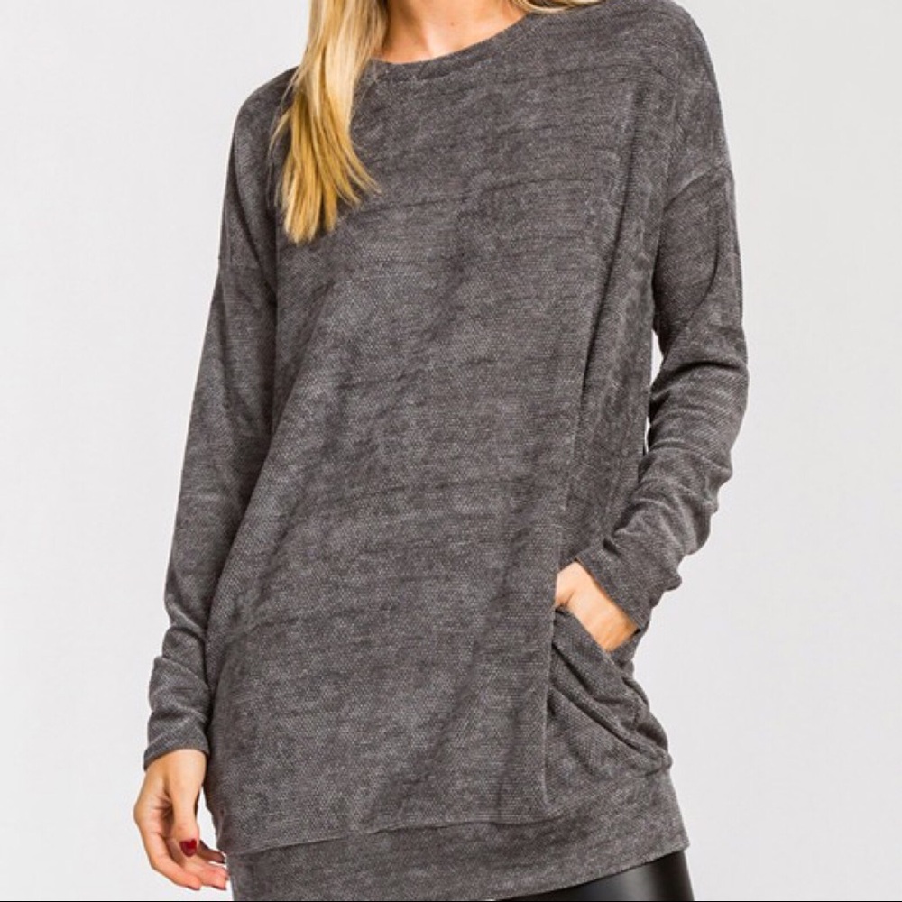 1 LEFT SALE-FIRM‼️Textured Chenille Pullover - Picture 6 of 8